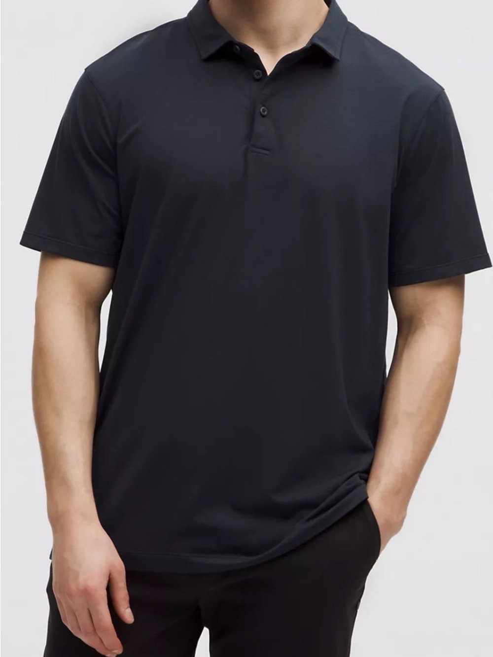 Adidas Men's Black Performance Golf Polo